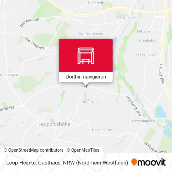 Leop-Heipke, Gasthaus Karte