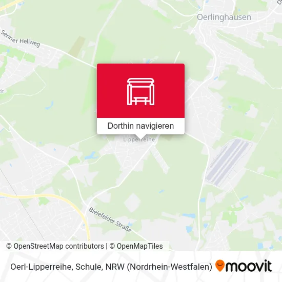 Oerl-Lipperreihe, Schule Karte