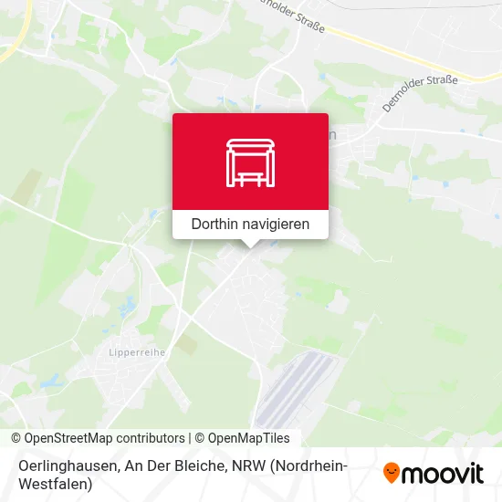 Oerlinghausen, An Der Bleiche Karte