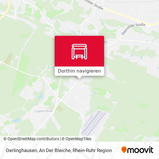 Oerlinghausen, An Der Bleiche Karte