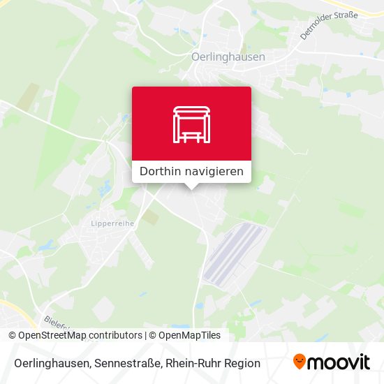 Oerlinghausen, Sennestraße Karte