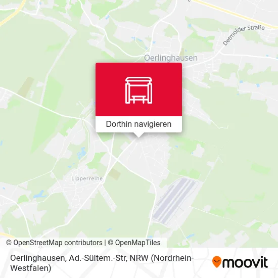 Oerlinghausen, Ad.-Sültem.-Str Karte