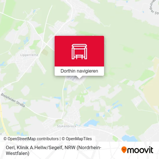 Oerl, Klinik A.Hellw/Segelf Karte