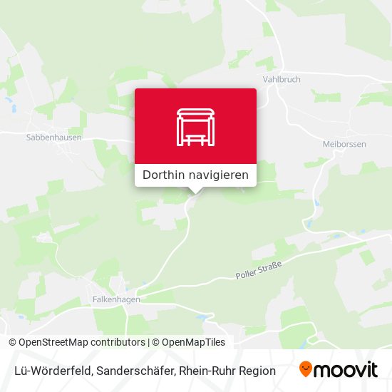 Lü-Wörderfeld, Sanderschäfer Karte