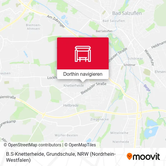 B.S-Knetterheide, Grundschule Karte