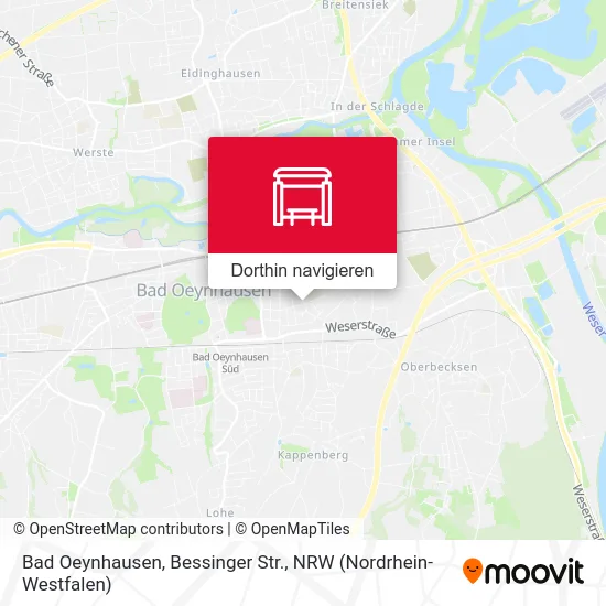 Bad Oeynhausen, Bessinger Str. Karte
