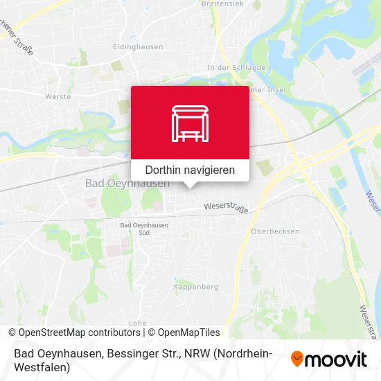 Bad Oeynhausen, Bessinger Str. Karte