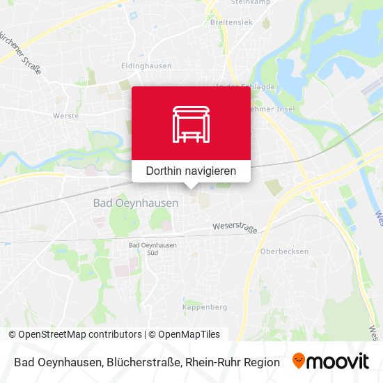 Bad Oeynhausen, Blücherstraße Karte