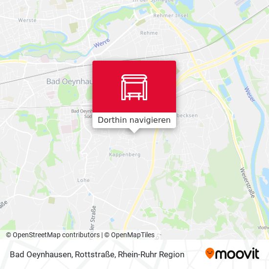 Bad Oeynhausen, Rottstraße Karte