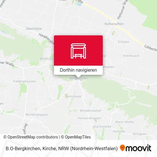 B.O-Bergkirchen, Kirche Karte