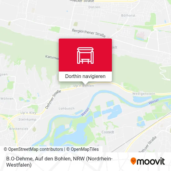 B.O-Dehme, Auf den Bohlen Karte