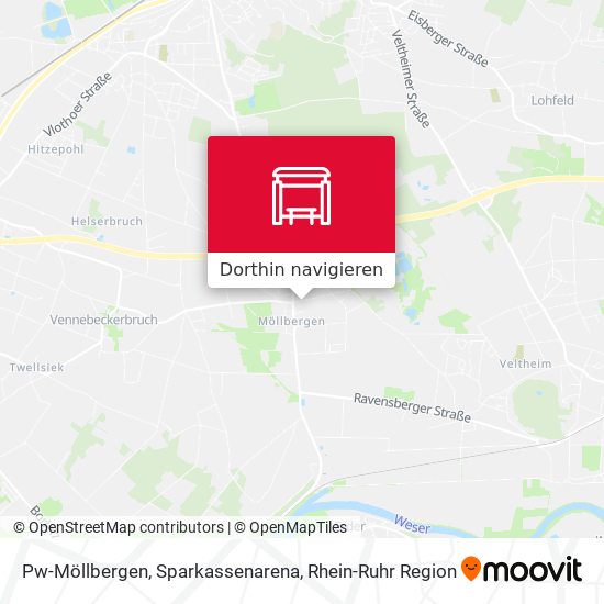 Pw-Möllbergen, Sparkassenarena Karte