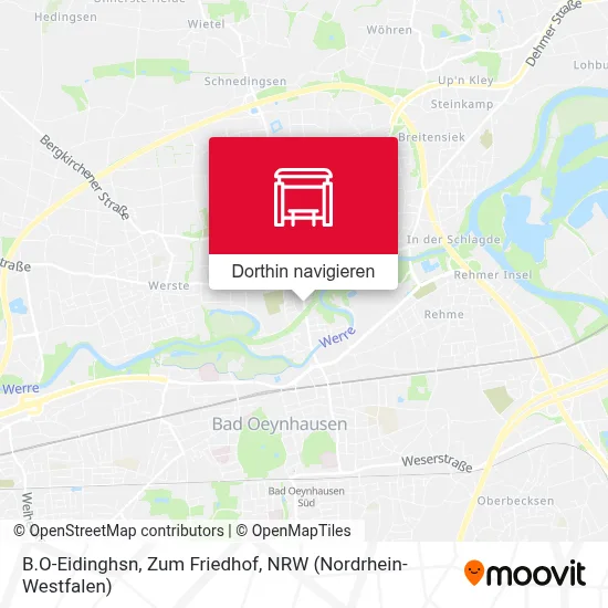 B.O-Eidinghsn, Zum Friedhof Karte