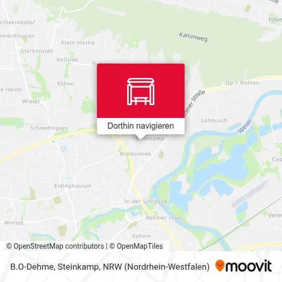 B.O-Dehme, Steinkamp Karte