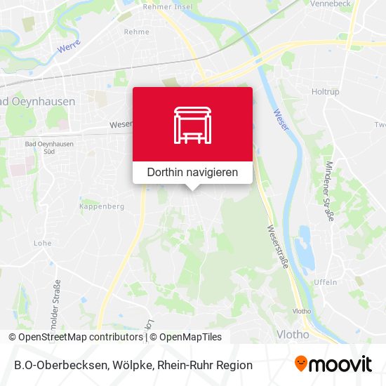B.O-Oberbecksen, Wölpke Karte
