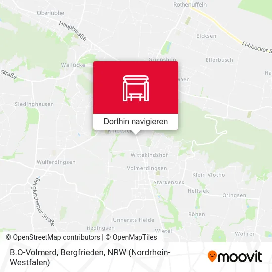 B.O-Volmerd, Bergfrieden Karte