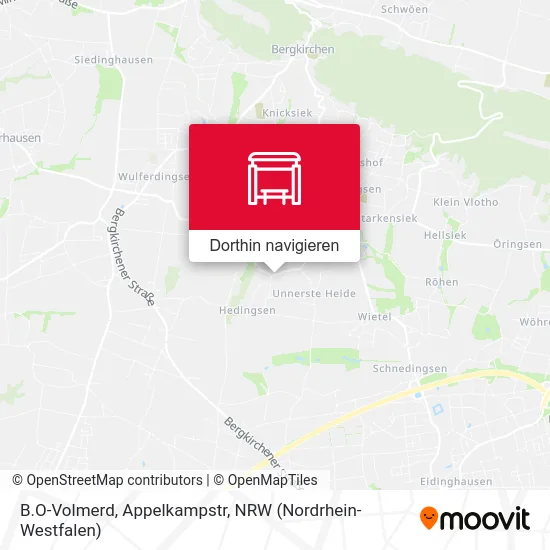B.O-Volmerd, Appelkampstr Karte
