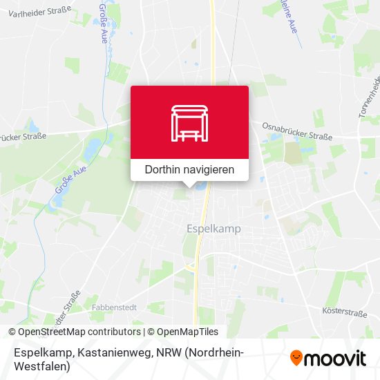 Espelkamp, Kastanienweg Karte