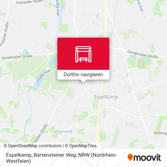 Espelkamp, Bartensteiner Weg Karte
