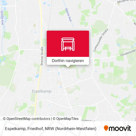 Espelkamp, Friedhof Karte