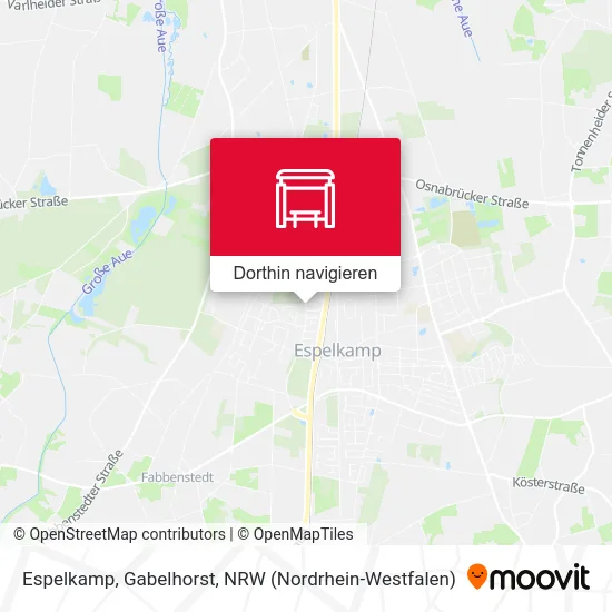 Espelkamp, Gabelhorst Karte