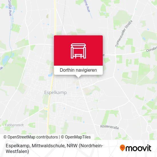 Espelkamp, Mittwaldschule Karte