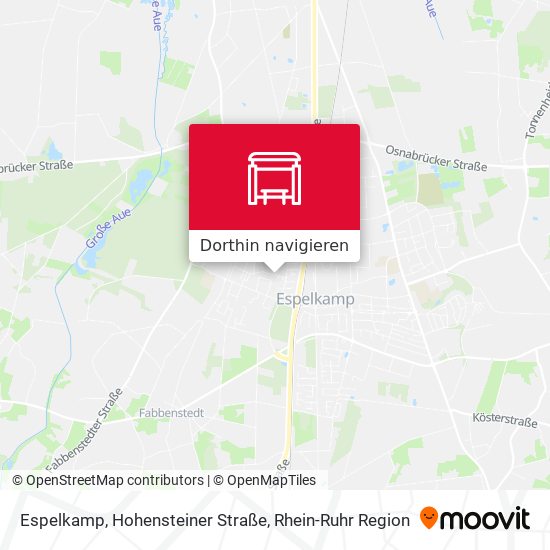 Espelkamp, Hohensteiner Straße Karte