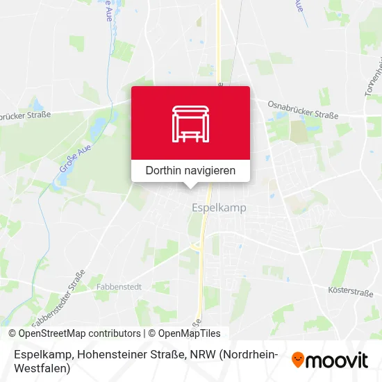 Espelkamp, Hohensteiner Straße Karte