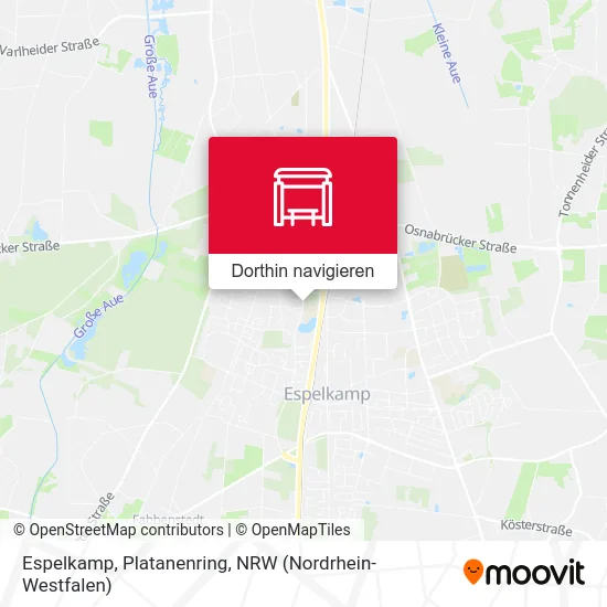 Espelkamp, Platanenring Karte