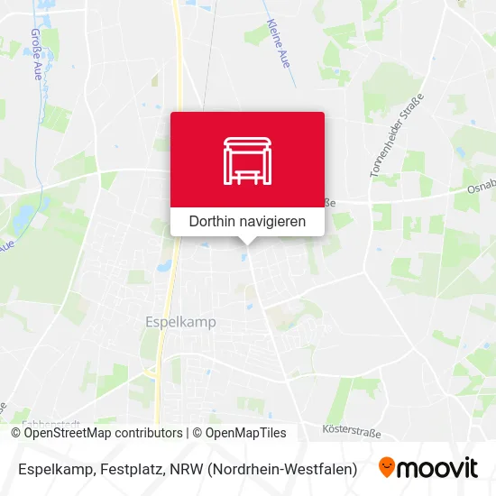 Espelkamp, Festplatz Karte