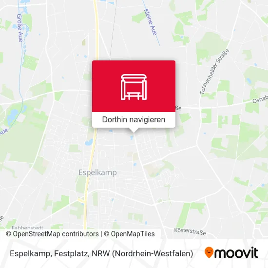 Espelkamp, Festplatz Karte