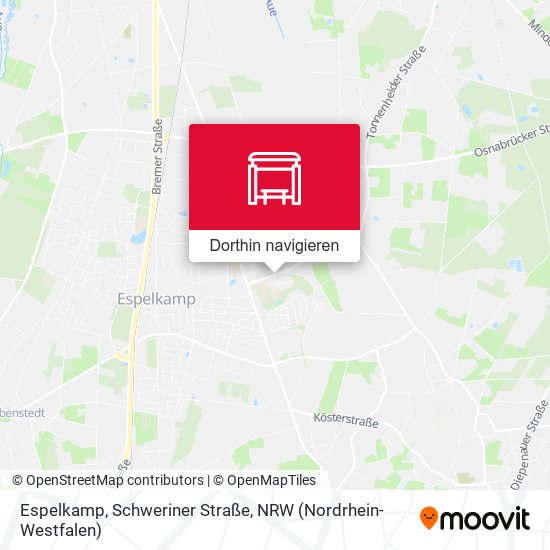 Espelkamp, Schweriner Straße Karte
