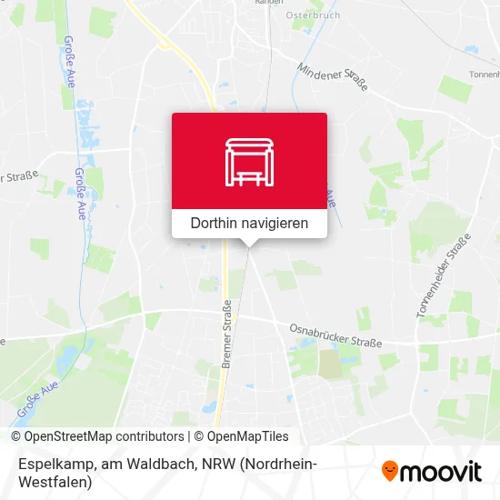 Espelkamp, am Waldbach Karte