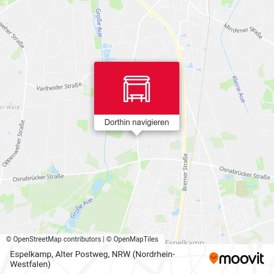 Espelkamp, Alter Postweg Karte