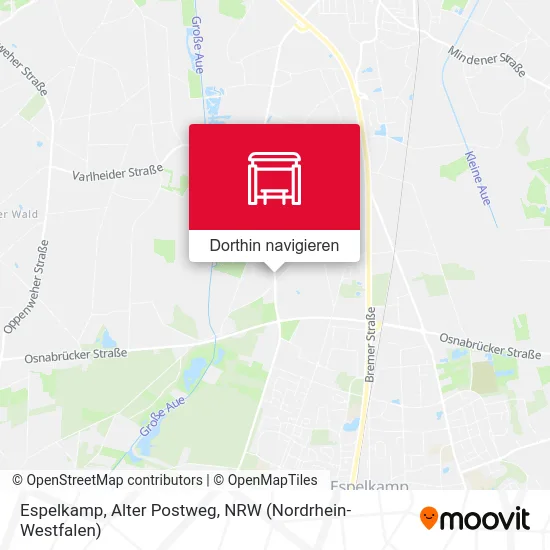 Espelkamp, Alter Postweg Karte