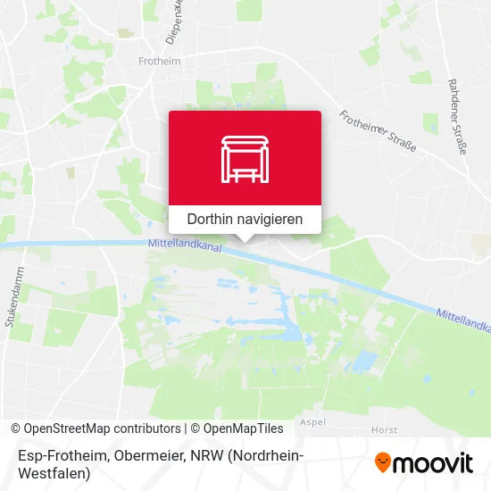 Esp-Frotheim, Obermeier Karte