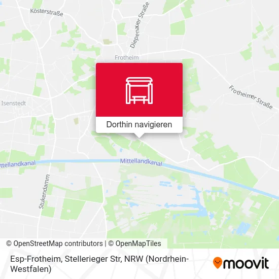 Esp-Frotheim, Stellerieger Str Karte