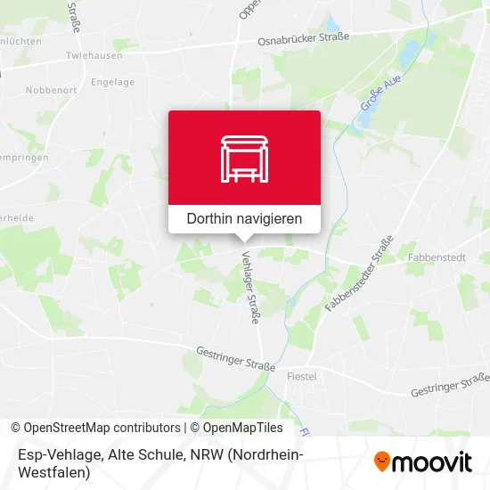 Esp-Vehlage, Alte Schule Karte