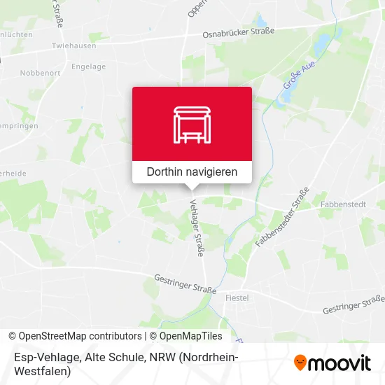 Esp-Vehlage, Alte Schule Karte