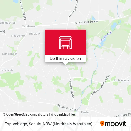 Esp-Vehlage, Schule Karte