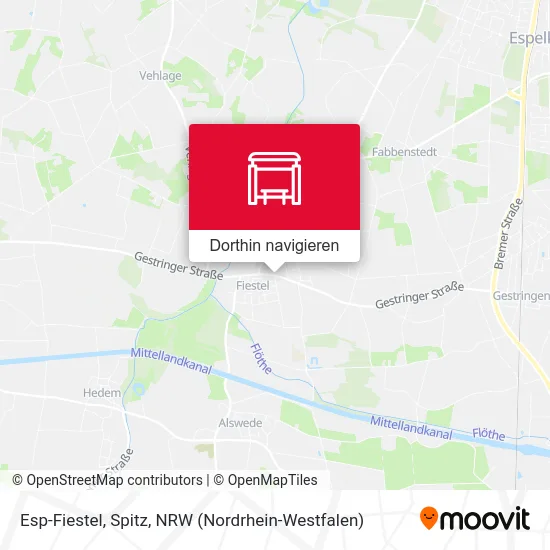 Esp-Fiestel, Spitz Karte