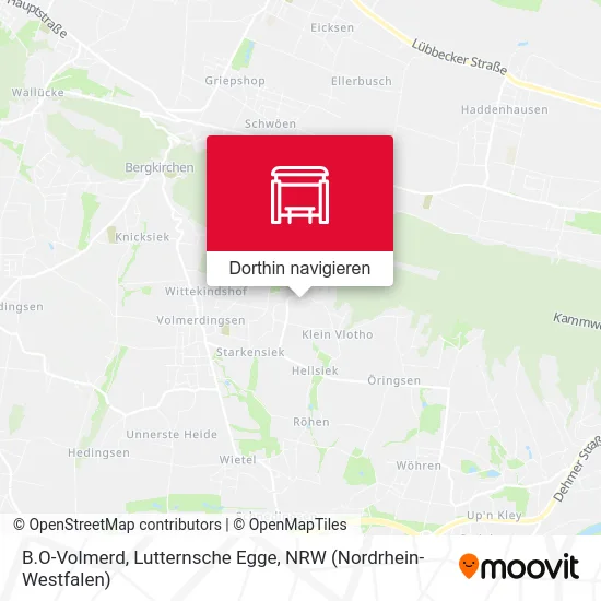 B.O-Volmerd, Lutternsche Egge Karte