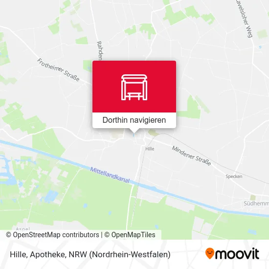 Hille, Apotheke Karte