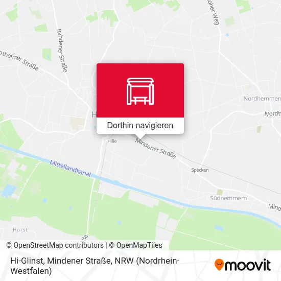 Hi-Glinst, Mindener Straße Karte