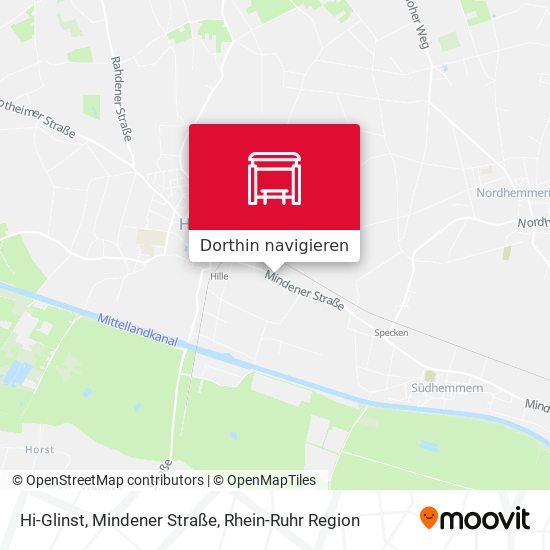 Hi-Glinst, Mindener Straße Karte