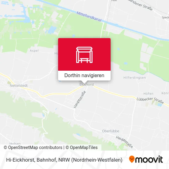 Hi-Eickhorst, Bahnhof Karte