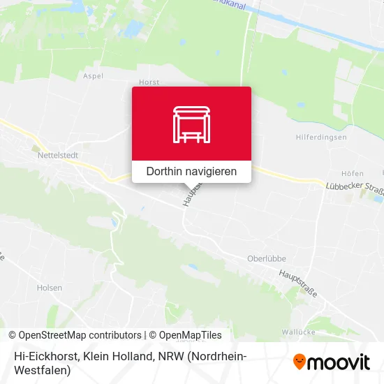 Hi-Eickhorst, Klein Holland Karte