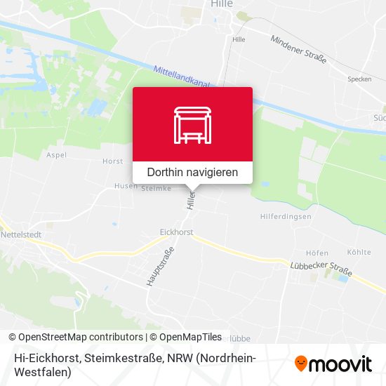 Hi-Eickhorst, Steimkestraße Karte