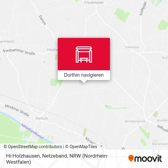 Hi-Holzhausen, Netzeband Karte