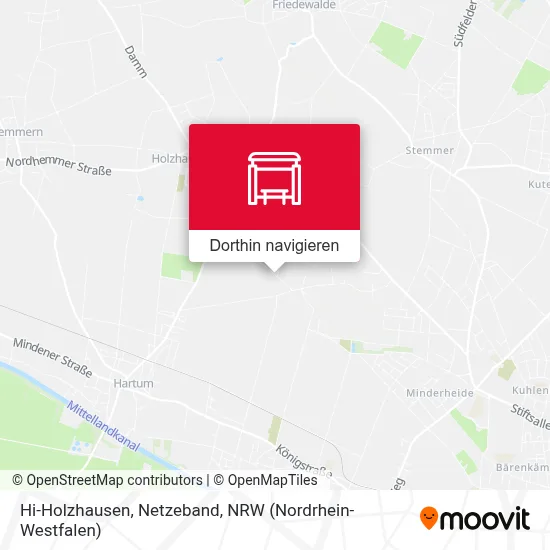 Hi-Holzhausen, Netzeband Karte